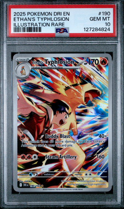 PSA 10 - Ethans Typhlosion 190/182