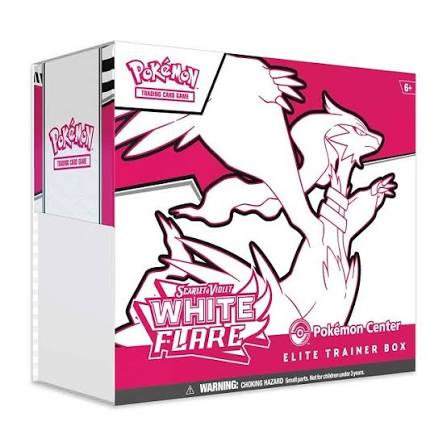 White Flare Pokemon Center Elite Trainer Box
